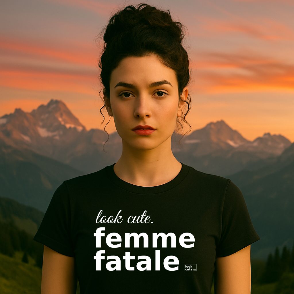 look cute. femme fatale.