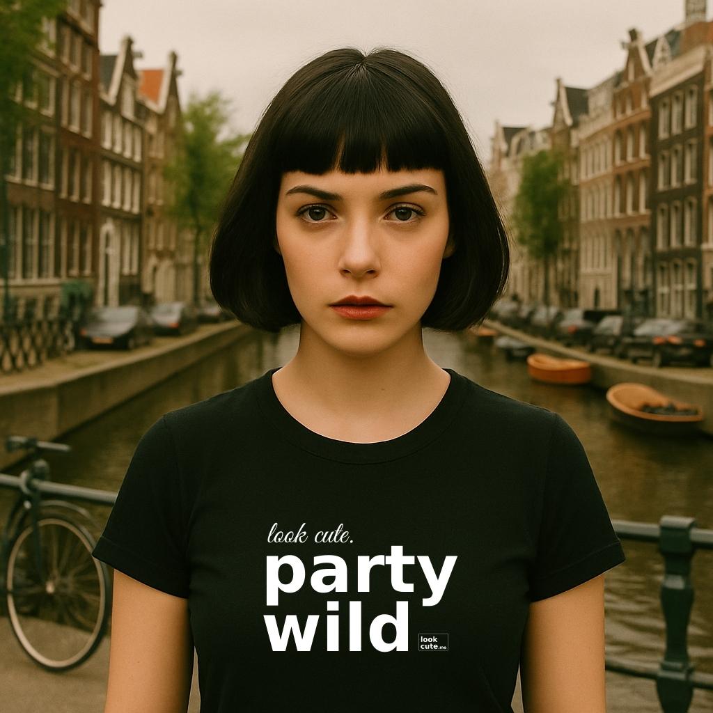 look cute. party wild.