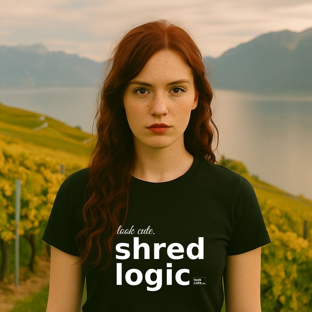 look cute. shred logic.