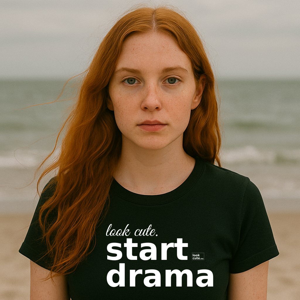 look cute. start drama.